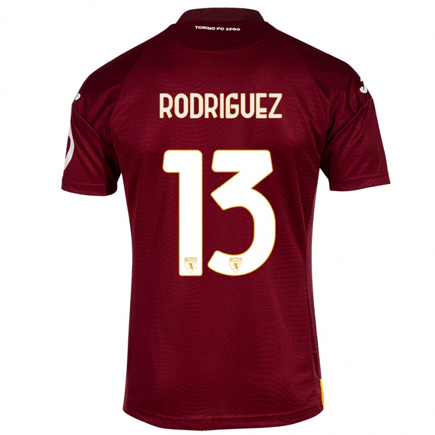 Niño Fútbol Camiseta Ricardo Rodríguez #13 Rojo Oscuro 1ª Equipación 2023/24