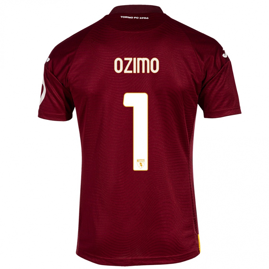 Niño Fútbol Camiseta Arianna Ozimo #1 Rojo Oscuro 1ª Equipación 2023/24