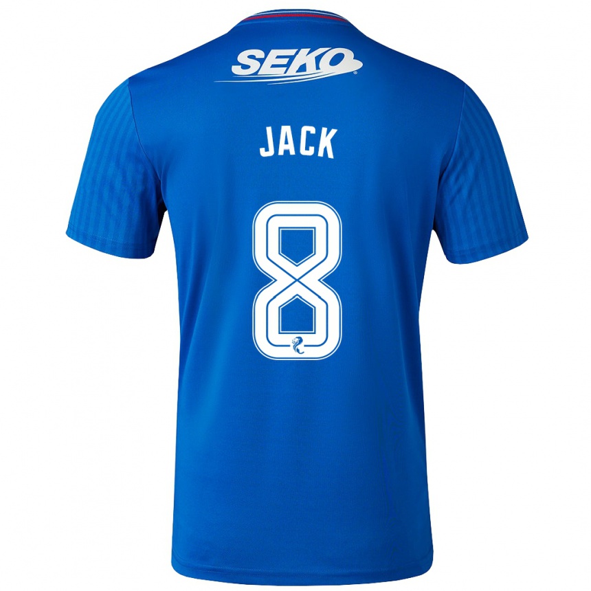 Niño Fútbol Camiseta Ryan Jack #8 Azul 1ª Equipación 2023/24