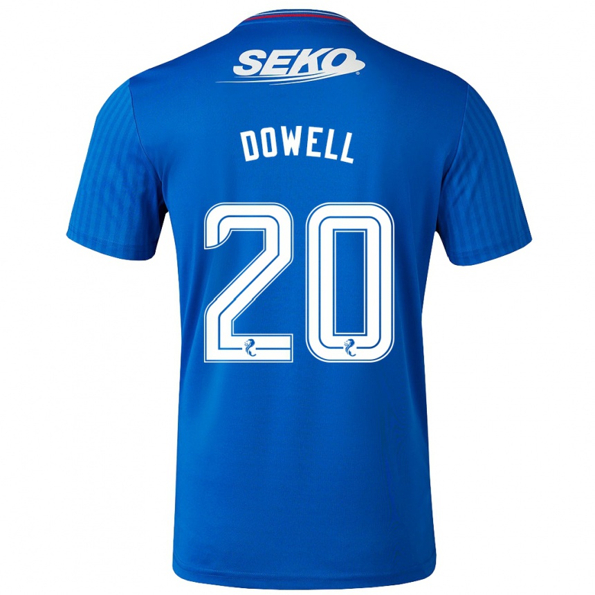 Niño Fútbol Camiseta Kieran Dowell #20 Azul 1ª Equipación 2023/24