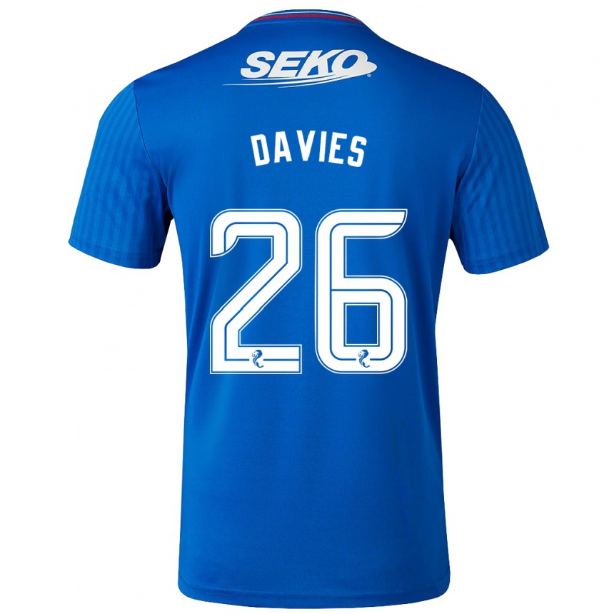 Niño Fútbol Camiseta Ben Davies #26 Azul 1ª Equipación 2023/24