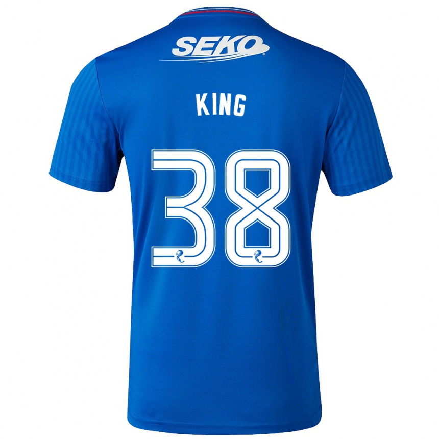 Niño Fútbol Camiseta Leon King #38 Azul 1ª Equipación 2023/24