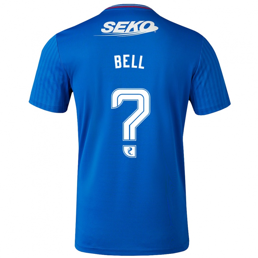 Niño Fútbol Camiseta Cameron Bell #0 Azul 1ª Equipación 2023/24