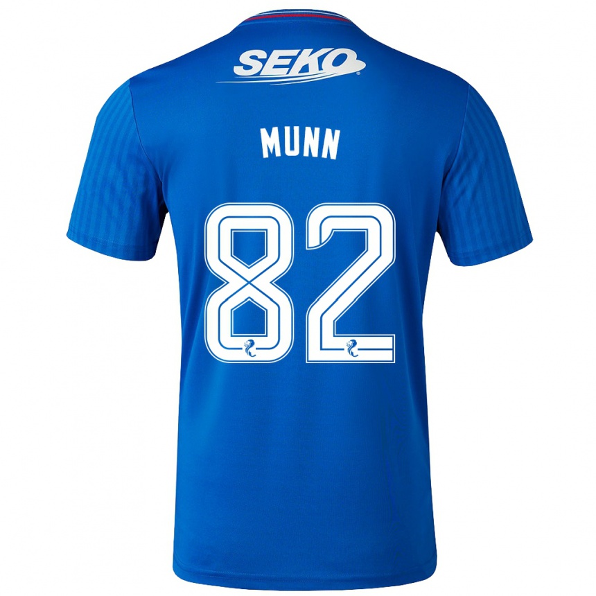 Niño Fútbol Camiseta Mason Munn #82 Azul 1ª Equipación 2023/24