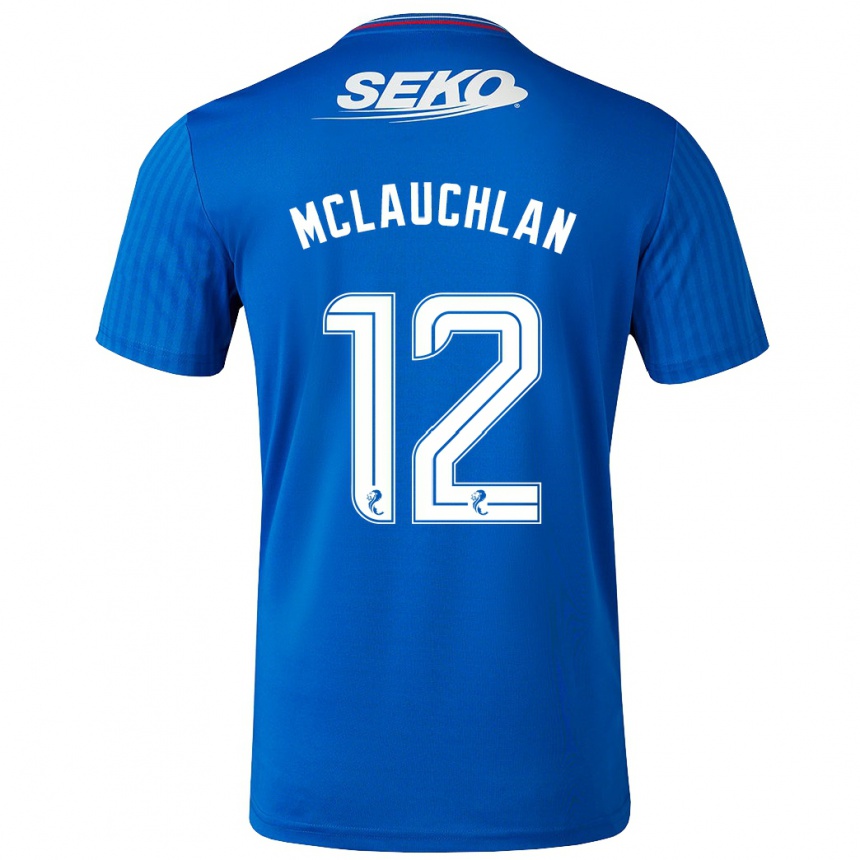 Niño Fútbol Camiseta Rachel Mclauchlan #12 Azul 1ª Equipación 2023/24