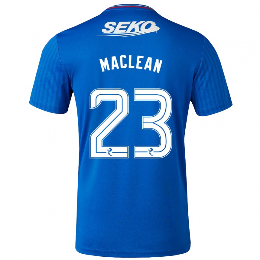 Niño Fútbol Camiseta Kirsty Maclean #23 Azul 1ª Equipación 2023/24