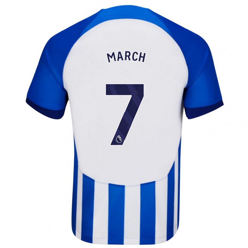 Niño Fútbol Camiseta Solly March #7 Azul 1ª Equipación 2023/24