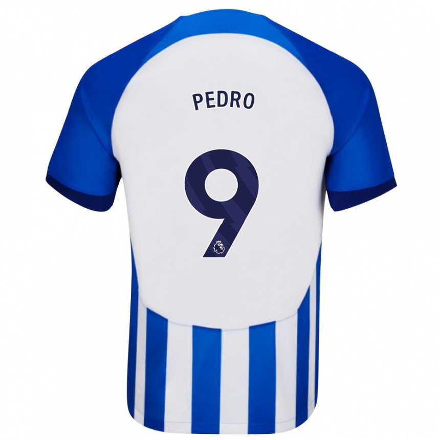 Niño Fútbol Camiseta João Pedro #9 Azul 1ª Equipación 2023/24