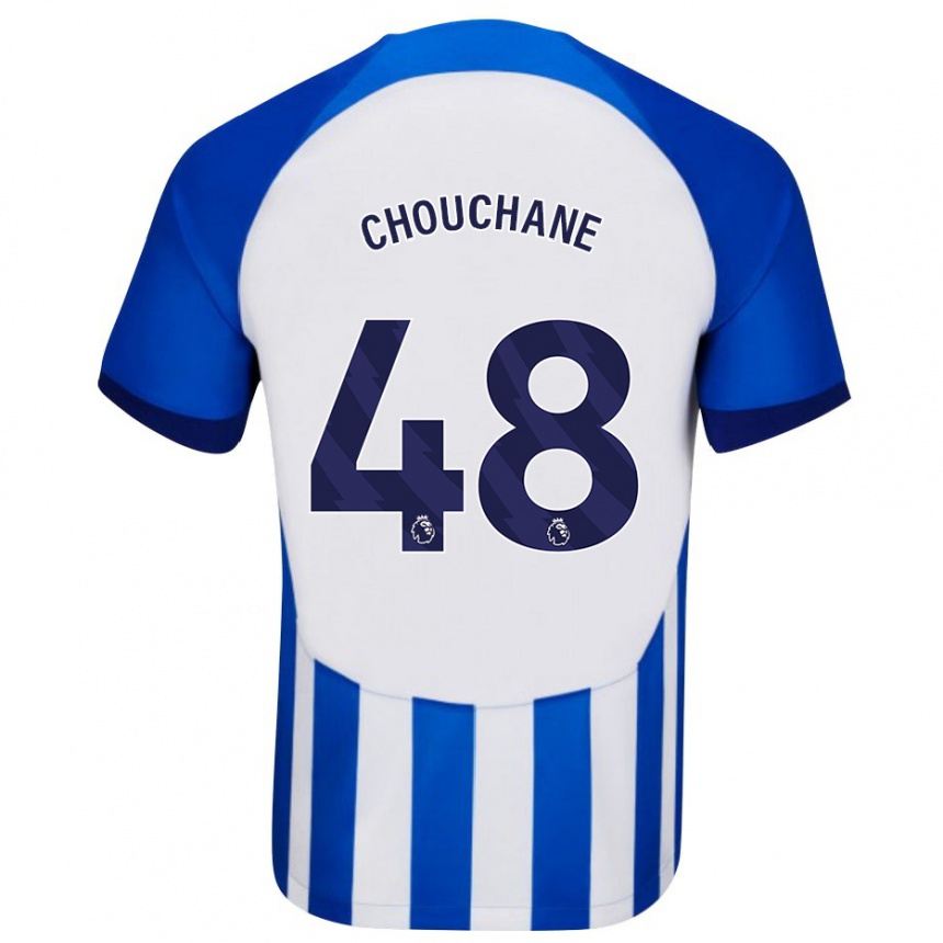 Niño Fútbol Camiseta Samy Chouchane #48 Azul 1ª Equipación 2023/24