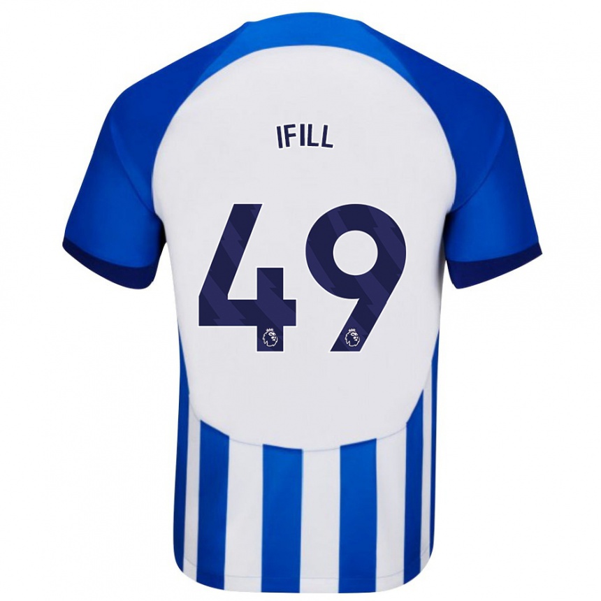 Niño Fútbol Camiseta Marcus Ifill #49 Azul 1ª Equipación 2023/24