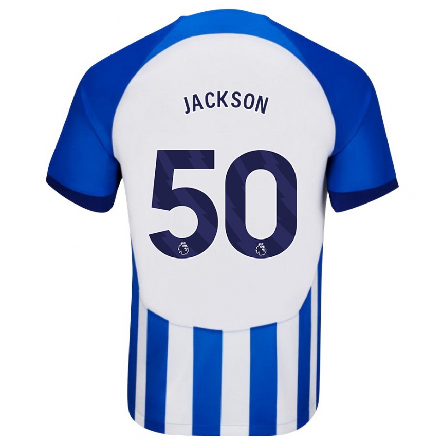 Niño Fútbol Camiseta Ben Jackson #50 Azul 1ª Equipación 2023/24