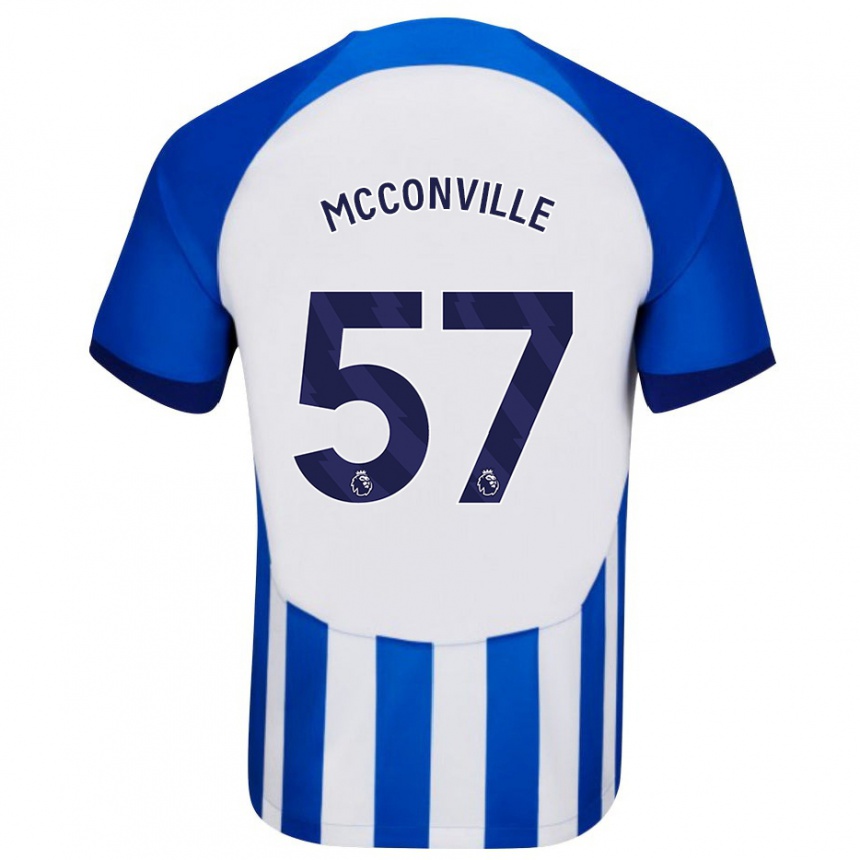 Niño Fútbol Camiseta Ruairi Mcconville #57 Azul 1ª Equipación 2023/24