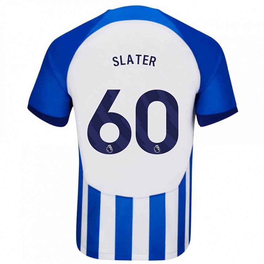 Niño Fútbol Camiseta Jacob Slater #60 Azul 1ª Equipación 2023/24