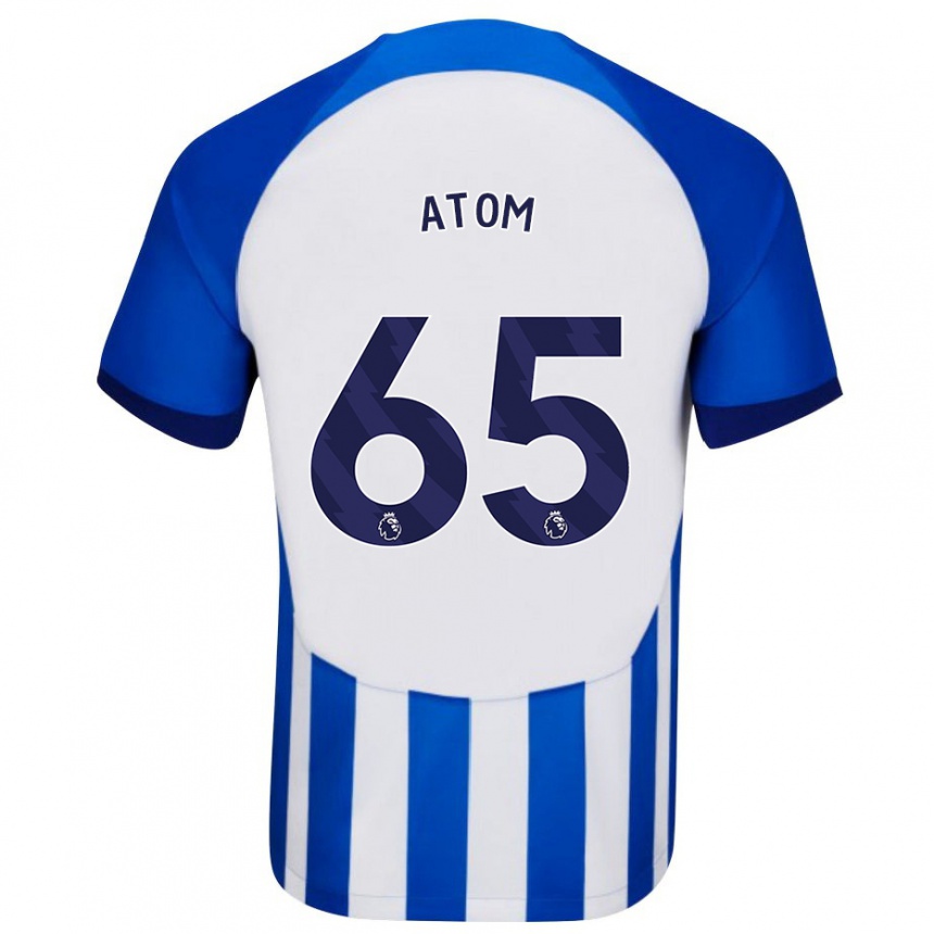 Niño Fútbol Camiseta Noel Atom #65 Azul 1ª Equipación 2023/24