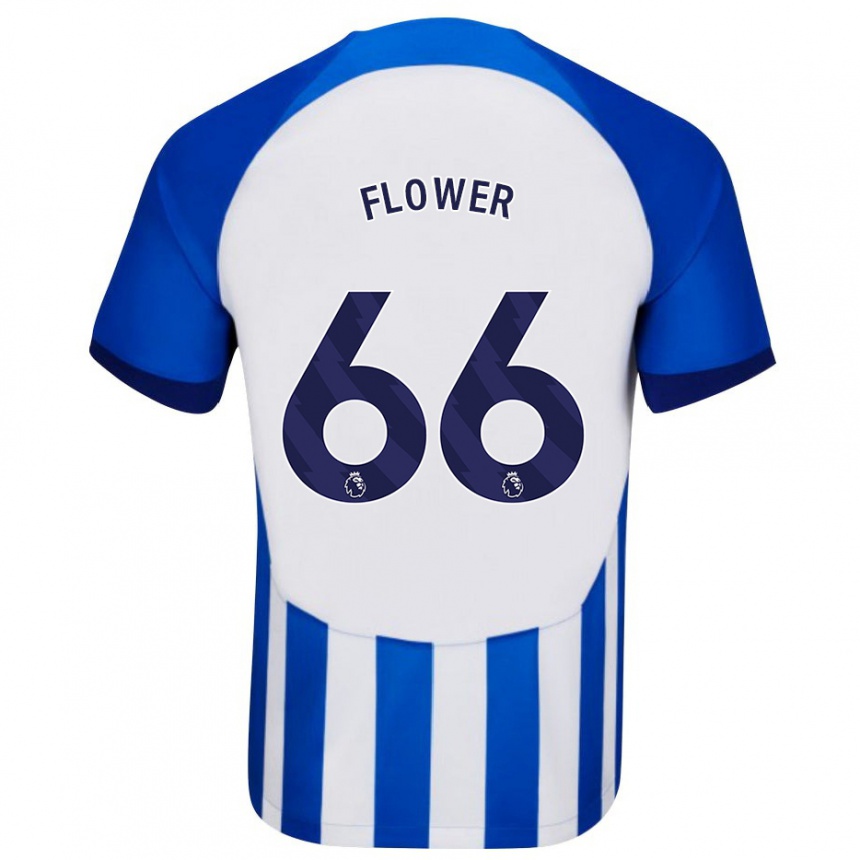 Niño Fútbol Camiseta Louis Flower #66 Azul 1ª Equipación 2023/24