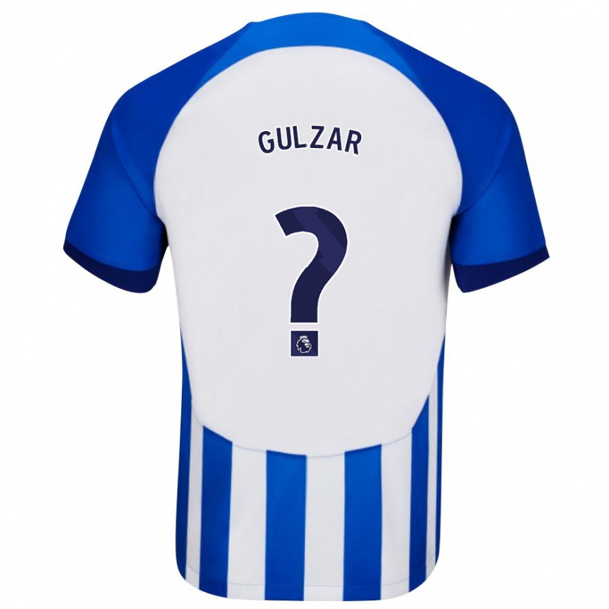 Niño Fútbol Camiseta Layth Gulzar #0 Azul 1ª Equipación 2023/24