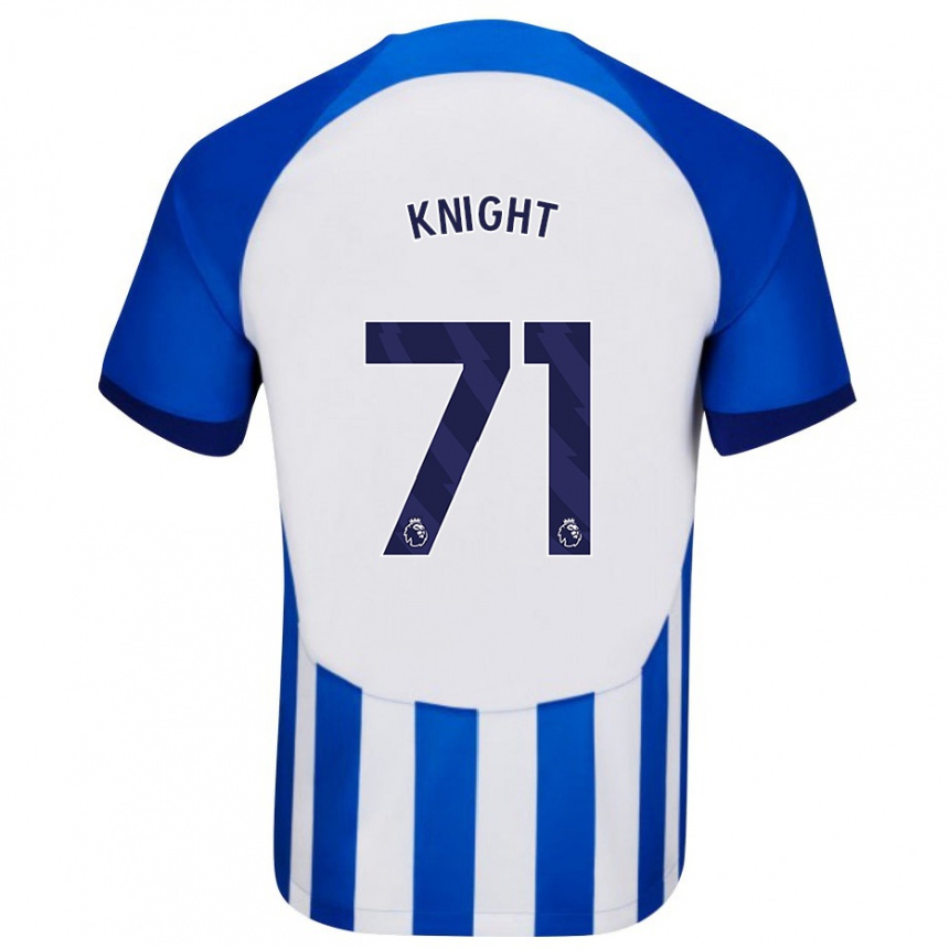 Niño Fútbol Camiseta Joe Knight #71 Azul 1ª Equipación 2023/24