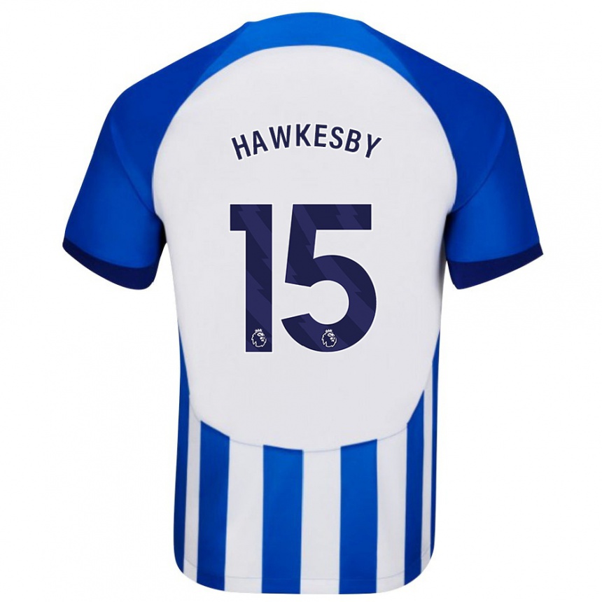 Niño Fútbol Camiseta Mackenzie Hawkesby #15 Azul 1ª Equipación 2023/24