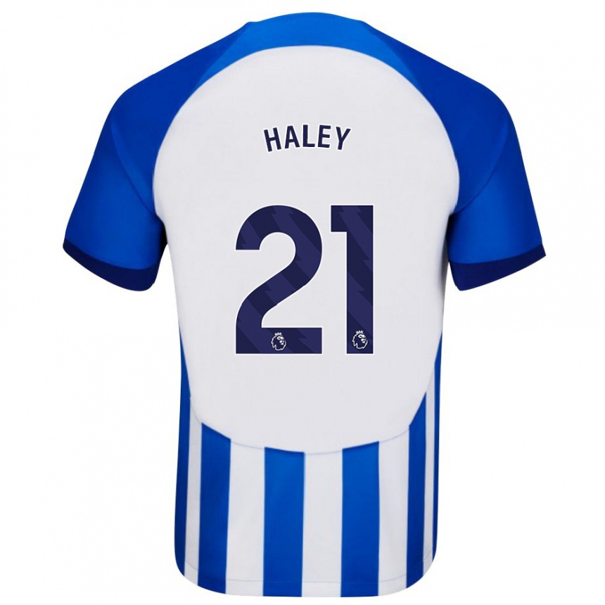 Niño Fútbol Camiseta Madison Haley #21 Azul 1ª Equipación 2023/24