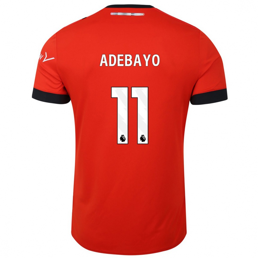 Niño Fútbol Camiseta Elijah Adebayo #11 Rojo 1ª Equipación 2023/24