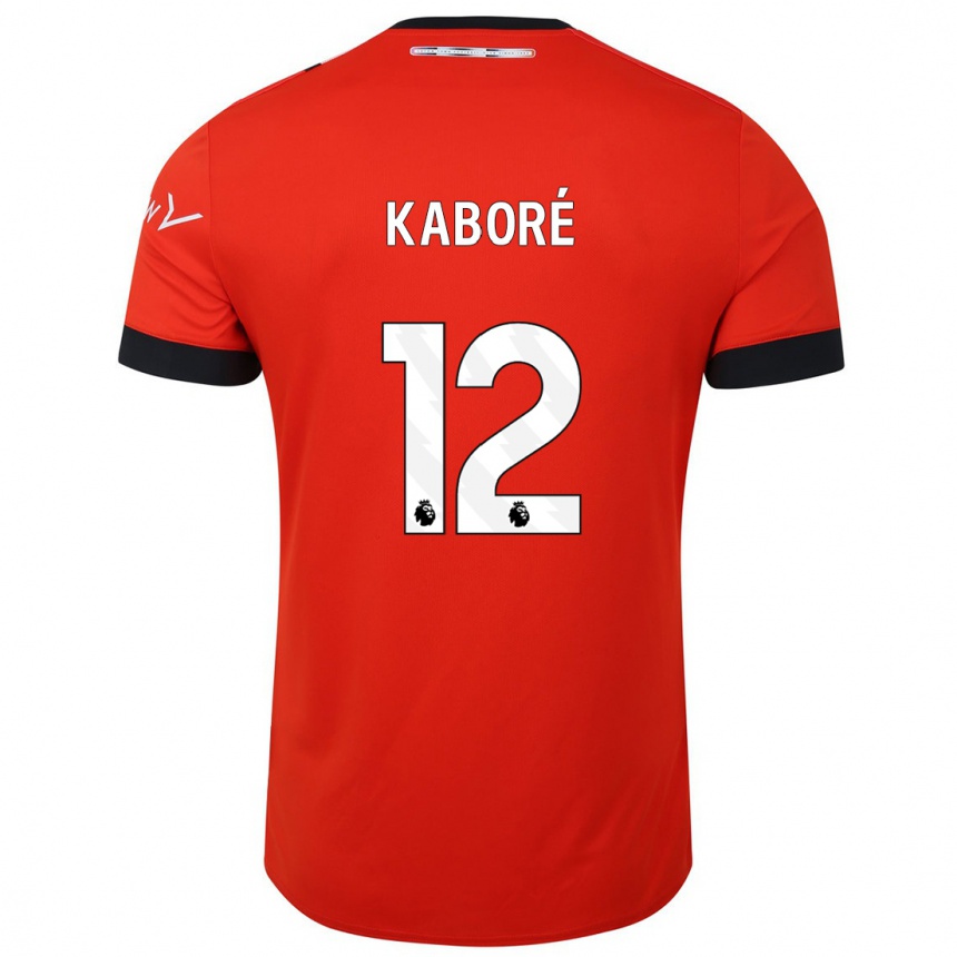 Niño Fútbol Camiseta Issa Kabore #12 Rojo 1ª Equipación 2023/24