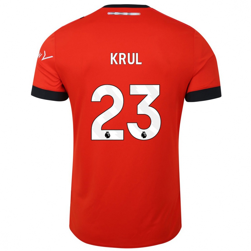 Niño Fútbol Camiseta Tim Krul #23 Rojo 1ª Equipación 2023/24
