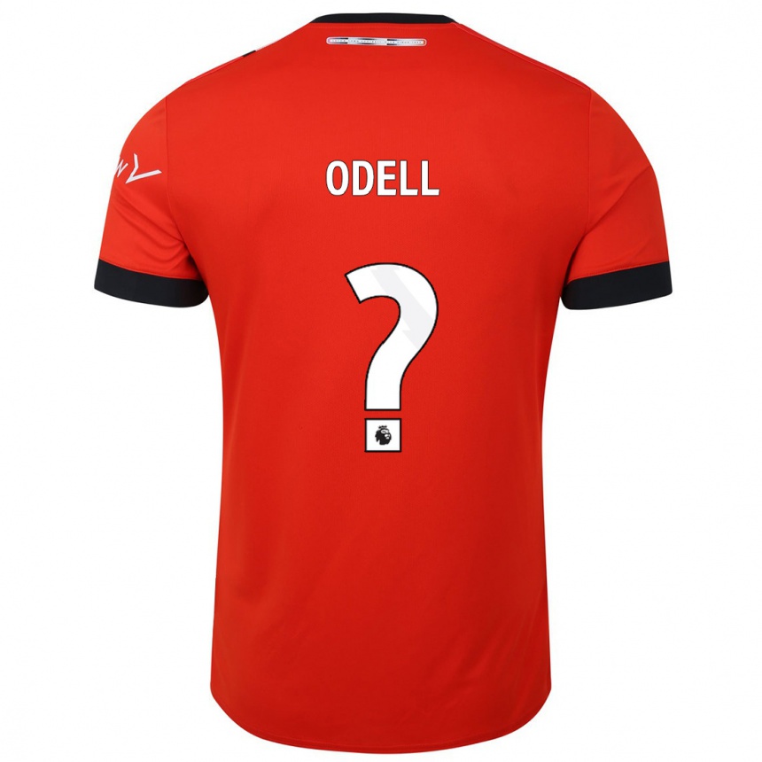 Niño Fútbol Camiseta Josh Odell #0 Rojo 1ª Equipación 2023/24