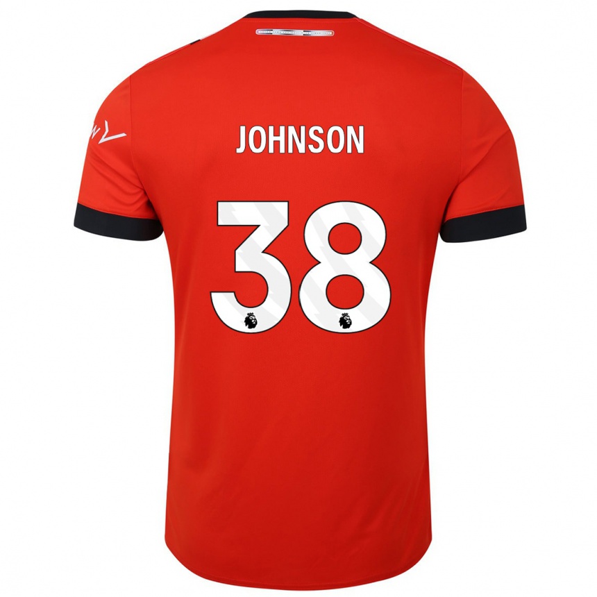 Niño Fútbol Camiseta Joe Johnson #38 Rojo 1ª Equipación 2023/24