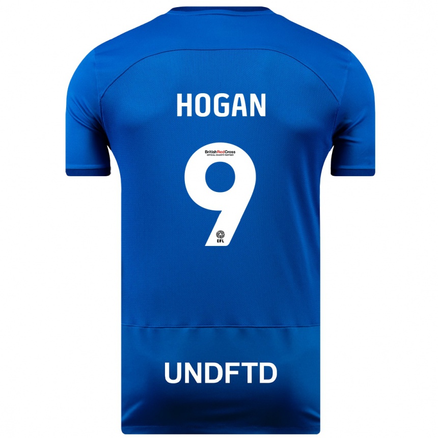 Niño Fútbol Camiseta Scott Hogan #9 Azul 1ª Equipación 2023/24