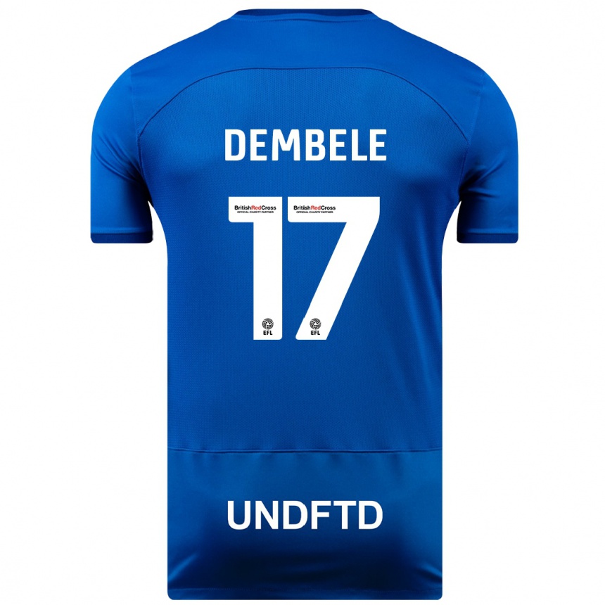 Niño Fútbol Camiseta Siriki Dembélé #17 Azul 1ª Equipación 2023/24