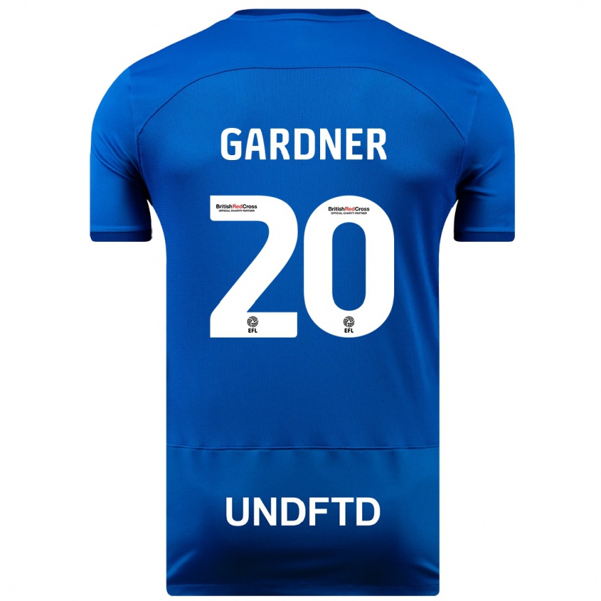 Niño Fútbol Camiseta Gary Gardner #20 Azul 1ª Equipación 2023/24