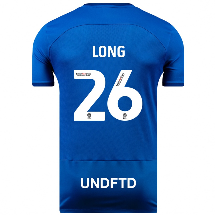 Niño Fútbol Camiseta Kevin Long #26 Azul 1ª Equipación 2023/24