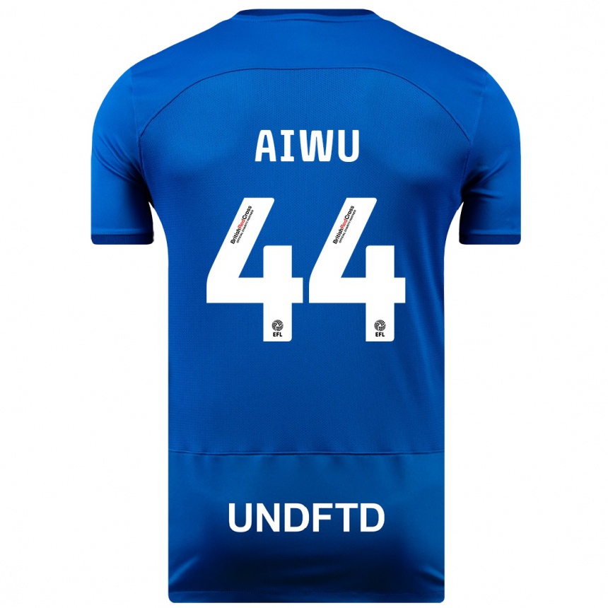 Niño Fútbol Camiseta Emanuel Aiwu #44 Azul 1ª Equipación 2023/24