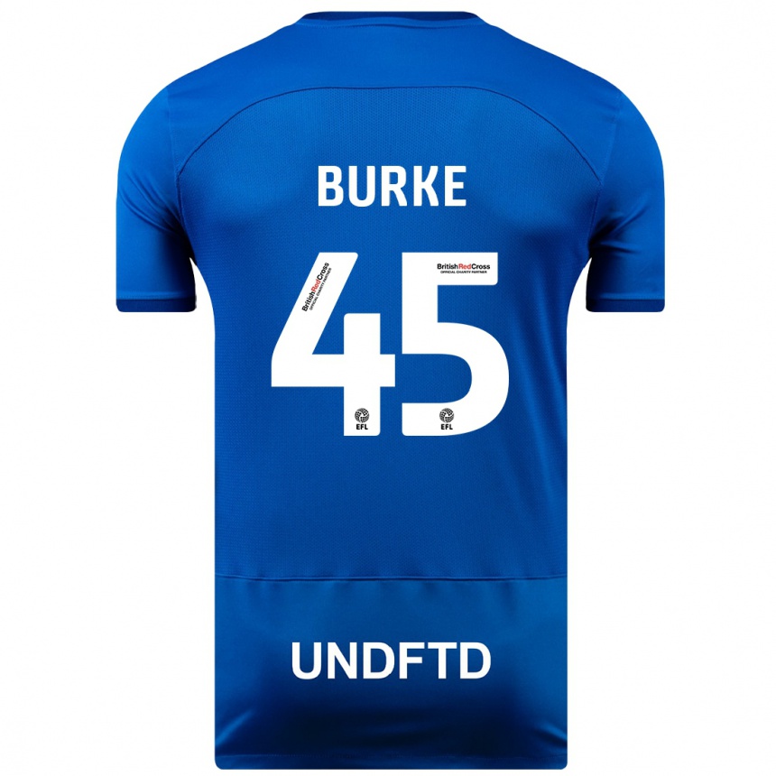 Niño Fútbol Camiseta Oliver Burke #45 Azul 1ª Equipación 2023/24