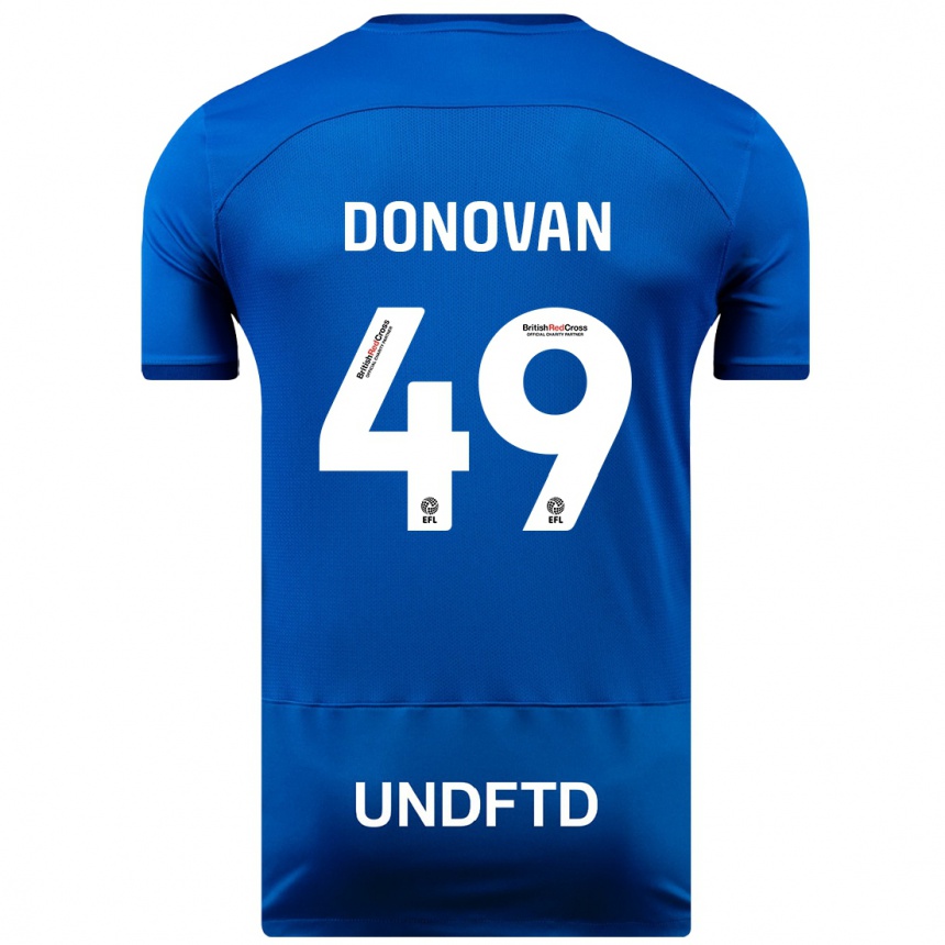 Niño Fútbol Camiseta Romelle Donovan #49 Azul 1ª Equipación 2023/24