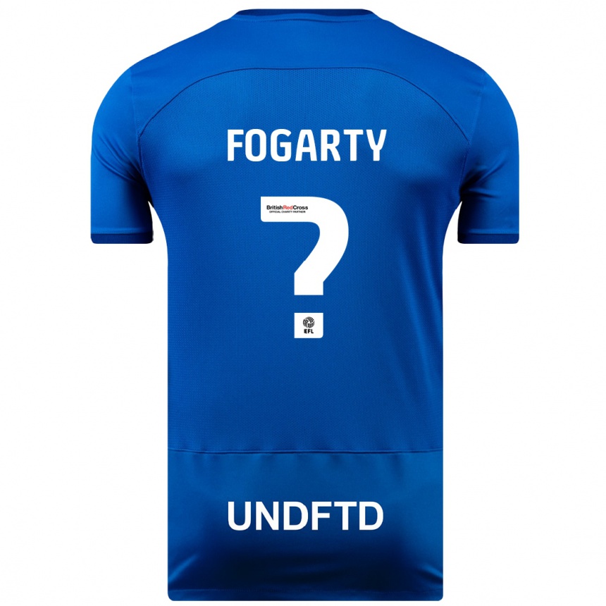 Niño Fútbol Camiseta Tom Fogarty #0 Azul 1ª Equipación 2023/24