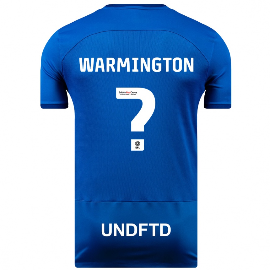 Niño Fútbol Camiseta Tyrese Warmington #0 Azul 1ª Equipación 2023/24