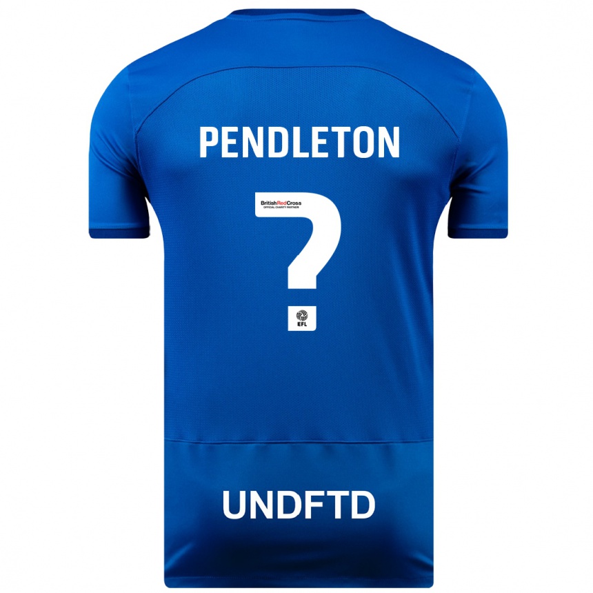 Niño Fútbol Camiseta Byron Pendleton #0 Azul 1ª Equipación 2023/24