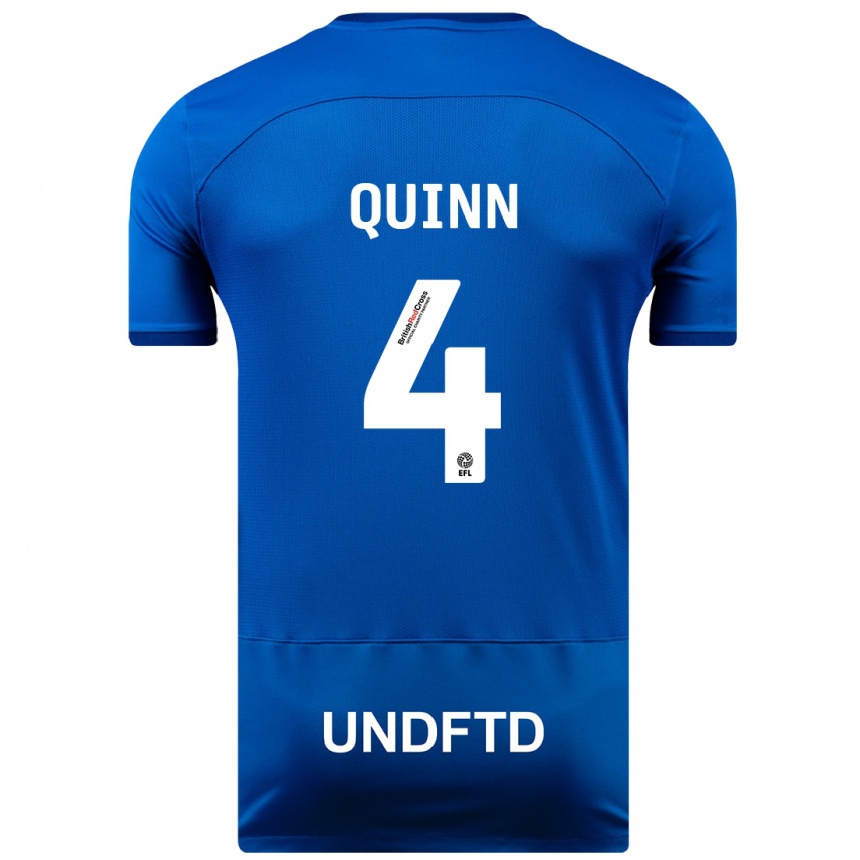 Niño Fútbol Camiseta Louise Catherine Quinn #4 Azul 1ª Equipación 2023/24