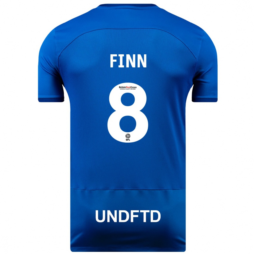 Niño Fútbol Camiseta Jamie Finn #8 Azul 1ª Equipación 2023/24