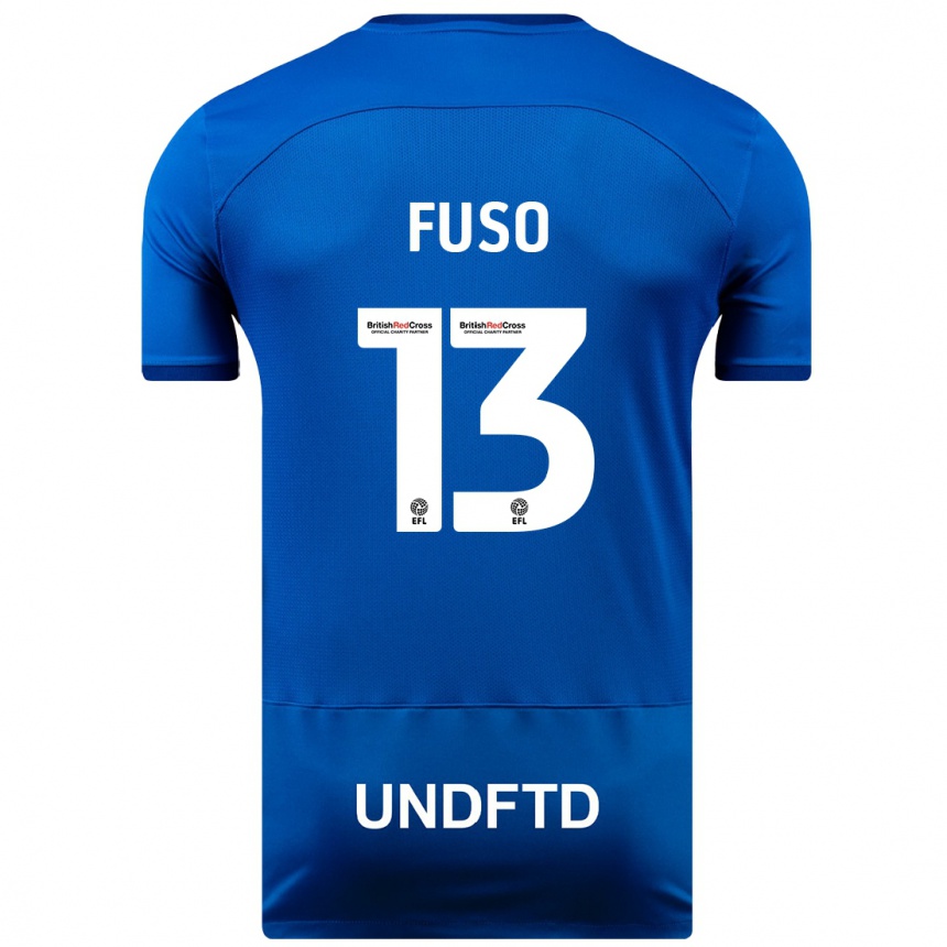 Niño Fútbol Camiseta Ivana Fuso #13 Azul 1ª Equipación 2023/24