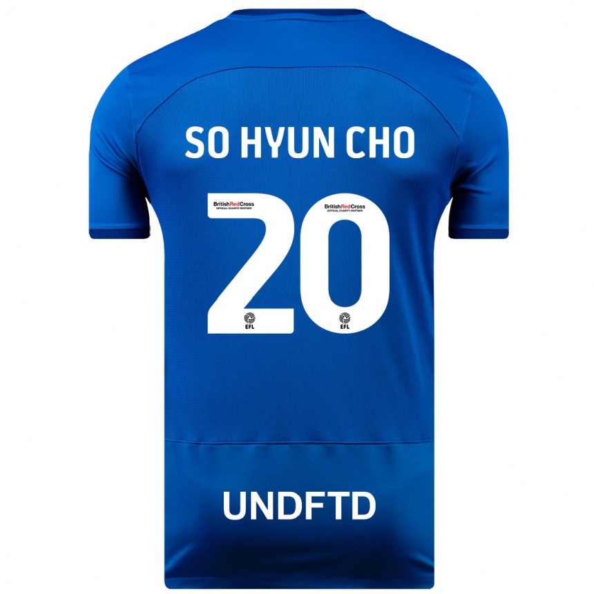 Niño Fútbol Camiseta Cho So-Hyun #20 Azul 1ª Equipación 2023/24