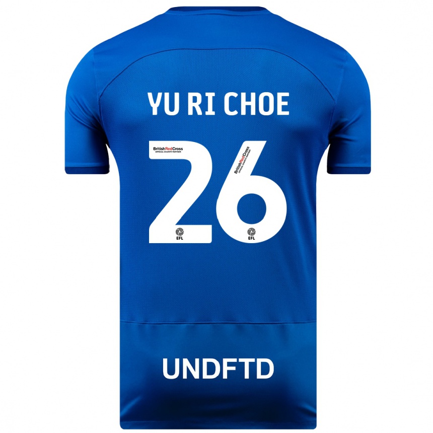 Niño Fútbol Camiseta Yu-Ri Choe #26 Azul 1ª Equipación 2023/24