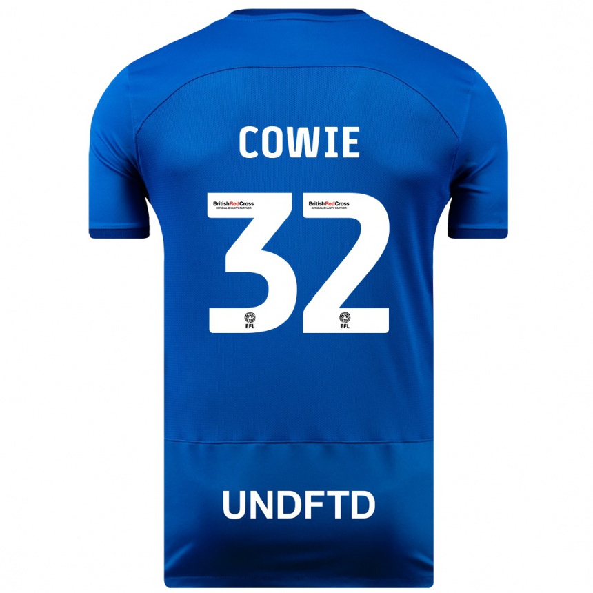 Niño Fútbol Camiseta Abbie Cowie #32 Azul 1ª Equipación 2023/24