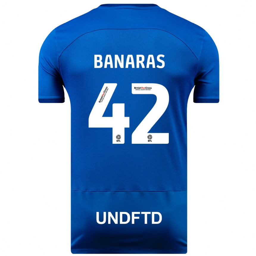 Niño Fútbol Camiseta Layla Banaras #42 Azul 1ª Equipación 2023/24