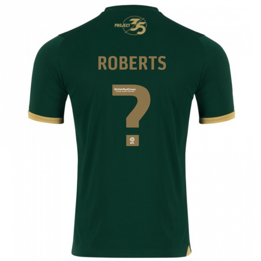 Niño Fútbol Camiseta Caleb Roberts #0 Verde 1ª Equipación 2023/24