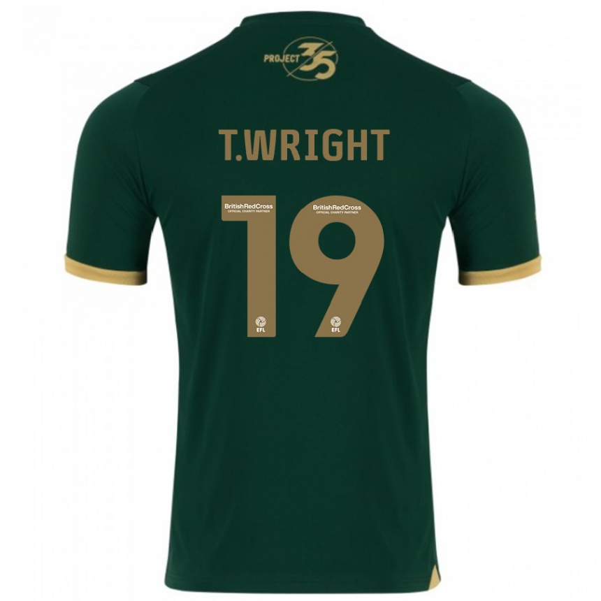 Niño Fútbol Camiseta Tyreik Wright #19 Verde 1ª Equipación 2023/24