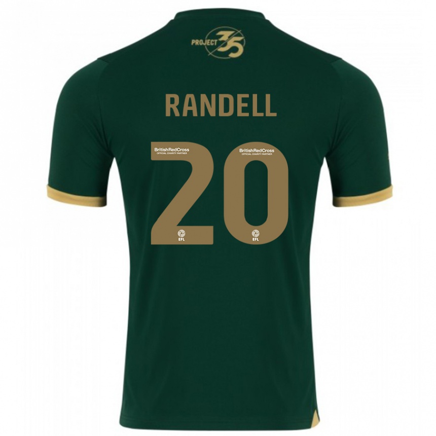 Niño Fútbol Camiseta Adam Randell #20 Verde 1ª Equipación 2023/24