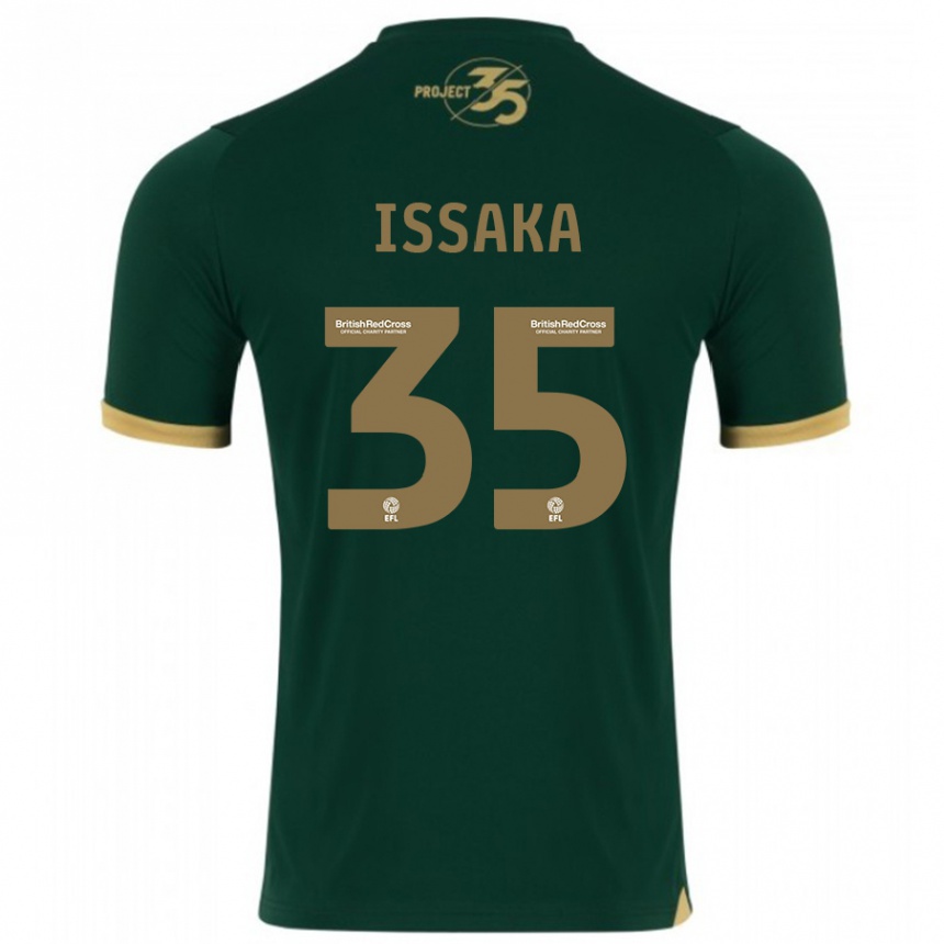 Niño Fútbol Camiseta Freddie Issaka #35 Verde 1ª Equipación 2023/24