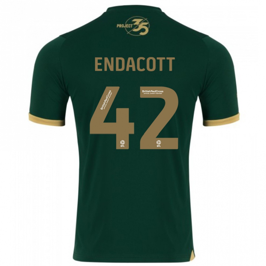 Niño Fútbol Camiseta Jack Endacott #42 Verde 1ª Equipación 2023/24